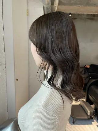 セミロング カラー ユウナ🎀レイヤー/ 暖色カラーのヘアスタイル