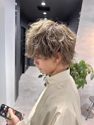 ショート カラー メンズ 【メンズサロン】 BLUCK 横浜のヘアスタイル