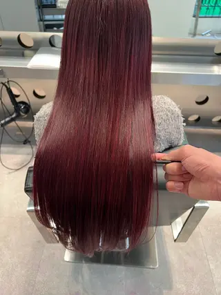 セミロング カラー 堀江 /木下椋麻のヘアスタイル