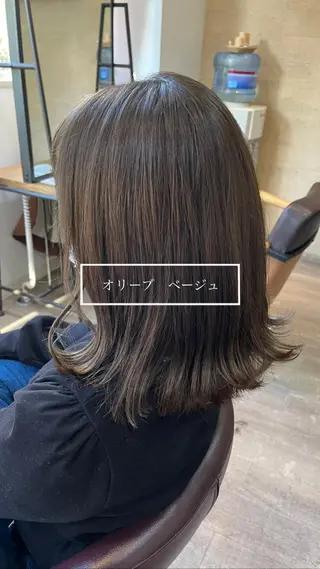 ミディアム 縮毛矯正/髪質改善/ HARUのヘアスタイル