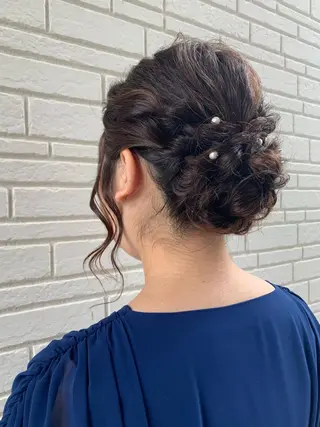 ミディアム おせ ちさとのヘアスタイル