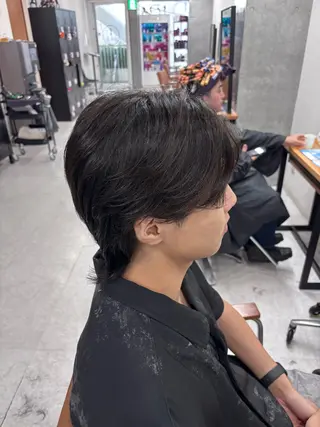 メンズ フェザーの鬼 🇰🇷yutoのヘアスタイル