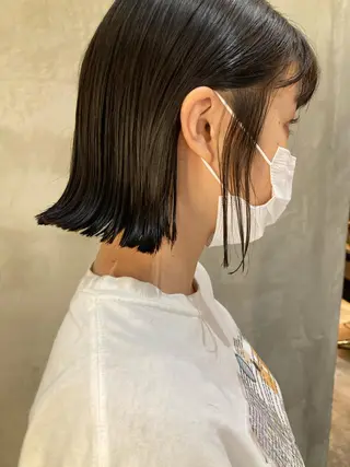 ショート カラー パーマ 波巻きスパイラルパー マ/シャドウパーマ駿のヘアスタイル