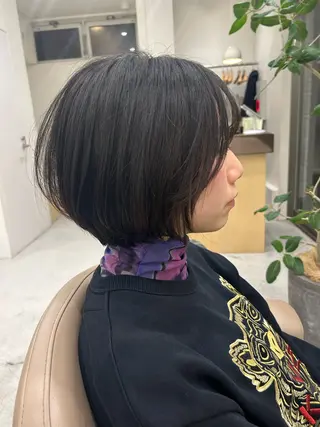 ショート 💛🤍U too e’s 鎌倉🧸のヘアスタイル