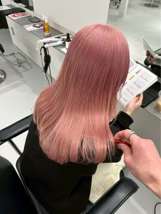 セミロング カラー カラーモデル募集中 /新潟万代/かこ🩵のヘアスタイル