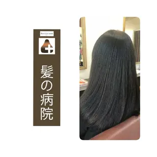 セミロング カラー 髪の病院  ルーミールームのヘアスタイル