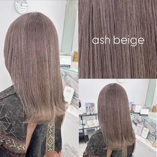 セミロング カラー 🌈haru🌻 藤沢ハイトーン🌈のヘアスタイル