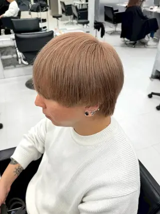 カラー メンズ 🦋ハイトーン×ア レンジ💫Leenaのヘアスタイル