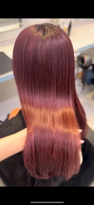 ロング カラー ♥️暖色カラ ー♥️由夏のヘアスタイル