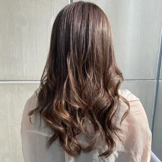 ロング カラー たなか ちあきのヘアスタイル