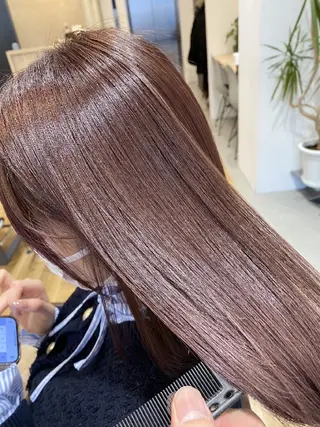 ロング 深夜まで営業中‼️ レム髪質改善のヘアスタイル