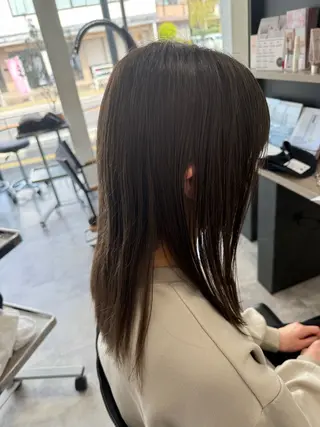 セミロング 🎀美髪復元 🎀石井星奈🎀のヘアスタイル