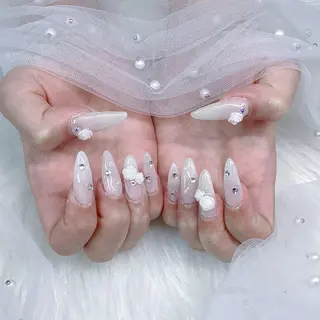 ネイル パーツ全部¥110 サロンミミのネイルデザイン