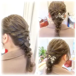 セミロング Hair Styling えむ所属・とみた ★みのヘアスタイル