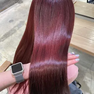 ロング カラー ヘアアレンジ🎀 yuuka 🤍のヘアスタイル