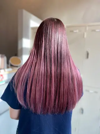 ロング 徳重 美香のヘアスタイル