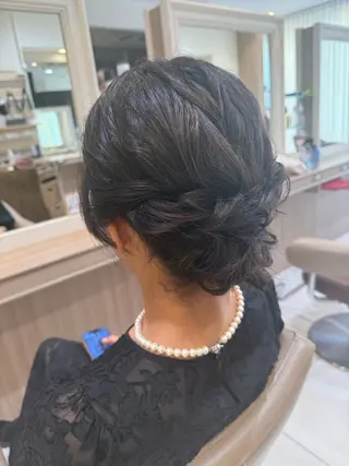 ミディアム ヘアアレンジ 韓国ヘアメイク🎀/ 縮毛矯正✨山本媛香のヘアスタイル