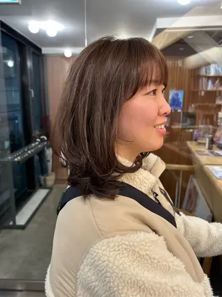 ミディアム 🌞アオキ サキ💫のヘアスタイル