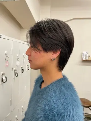 メンズ 透明感カラー/顔周り カット/ののか💞のヘアスタイル