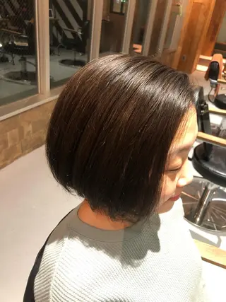 ショート 関本 悠奈のヘアスタイル