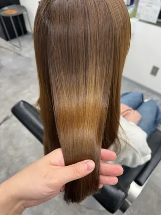 セミロング 髪質改善メニュー 長井 美佐子のヘアスタイル