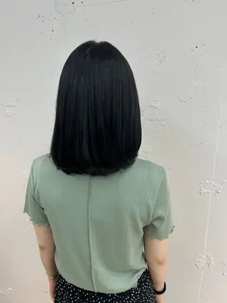 ミディアム くびれボブ特化✨/ レイヤーボブ/渋谷のヘアスタイル
