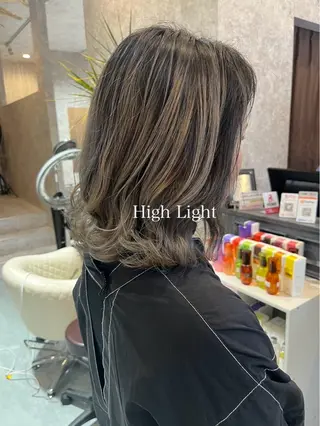 ミディアム カラー 🫟Blanco🫟 Color&Careのヘアスタイル