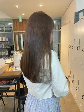 ロング カラー 【完全個室】髪質改善 暖色カラー/山崎唯奈のヘアスタイル