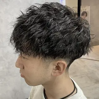 ショート パーマ メンズ Mens salon ANDYのヘアスタイル