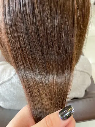 セミロング 似合わせまつパ× 透け感カラー/ゆりのマツエク・マツパデザイン