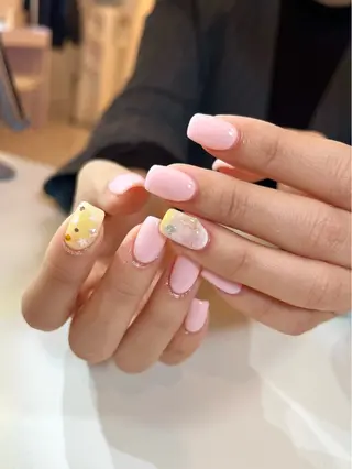 ネイル ☆ -ˋˏ ⋆Oli nailෆ ̖́-のネイルデザイン