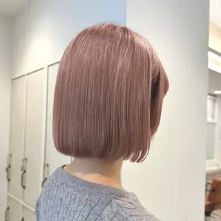 カラー りな🪽カット /縮毛/透明感カラーのヘアスタイル