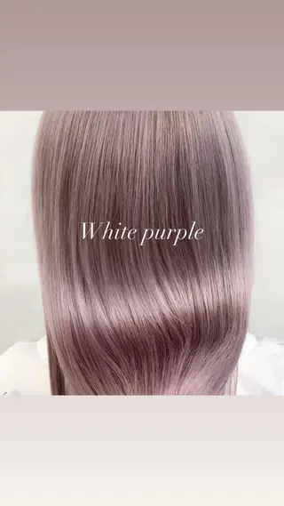 ミディアム カラー ハイトーン特化サロン 代表 中谷蓮のヘアスタイル