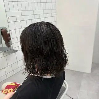 ショート パーマ 【メンズ特化】中場 健人/西梅田/北新地のヘアスタイル