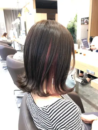 ミディアム 似合わせカットカラー 望月一生のヘアスタイル