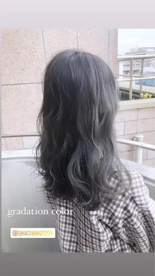 セミロング カラーアンドケアリタ kitamuuuのヘアスタイル