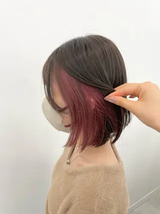 ミディアム カラー ヘアアレンジ 【Sweep】おじま のぞみのヘアスタイル