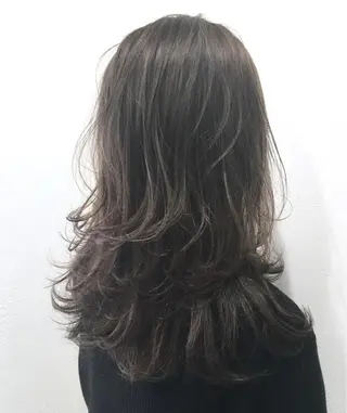 ロング カラー パーマ ヘアアレンジ メンズ マツエク・マツパ 境 健助のヘアスタイル