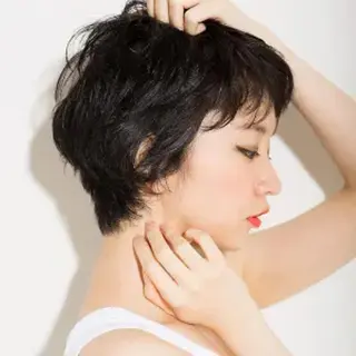 ショート チーフデザイナー 木部のヘアスタイル