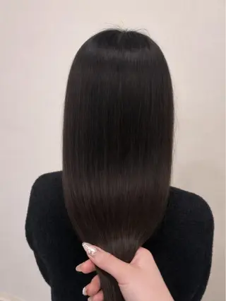 ロング 🪐韓国／暗髪カラー ／ ｓａｋｕｒａ☽⋰のヘアスタイル