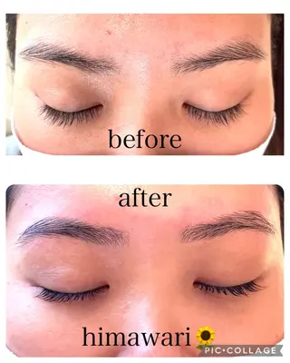 アイブロウ himawari Leiのマツエク・マツパデザイン