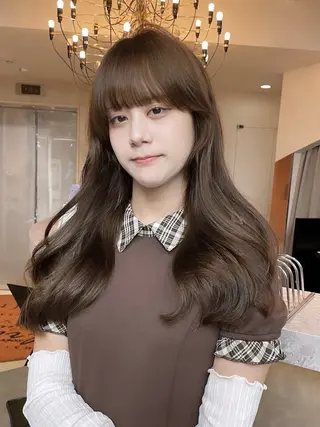 ロング 【縮毛矯正・艶髪】 髪質改善 橋本🌟のヘアスタイル