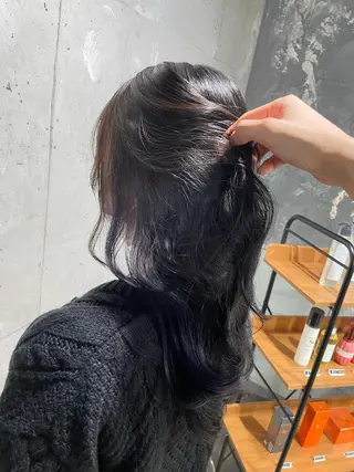 セミロング カラー ベージュカラー💖 やすひろのヘアスタイル