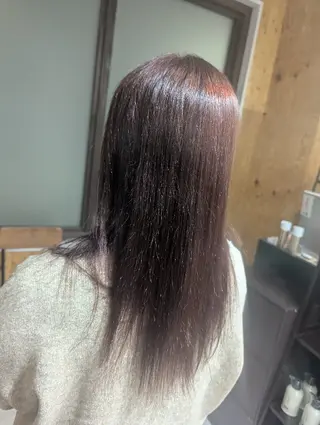 セミロング 桑原 彩花のヘアスタイル