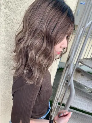 セミロング カラー goodday /kahoのヘアスタイル