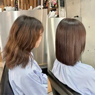 ショート カラー パーマ ショートボブ髪質改善 縮毛矯正のプロ山道潤のヘアスタイル