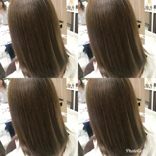 ミディアム パーマ 💎 透明感カラー ✨Erina 💎のヘアスタイル