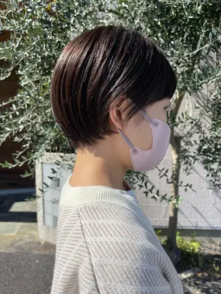 ショート 梶原 真帆のヘアスタイル