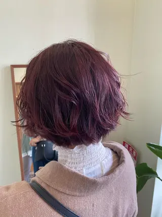 ショート カラー 大人可愛いヘアー🌈 uta kanaのヘアスタイル