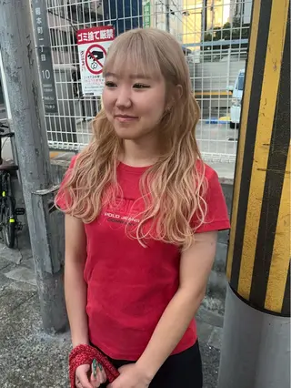 ロング カラー yuan tanakaのヘアスタイル